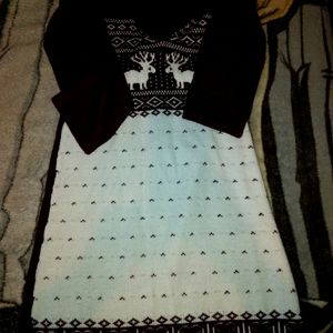 Women's festive pullover sweater